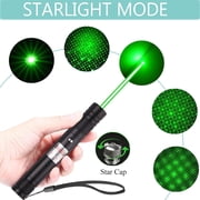 GJX Green Laser Pointer-Long Range Rechargeable Laser Beam,Usb Charging for Hiking,Presentations&Outdoor UseProfessional-Grade Green Light