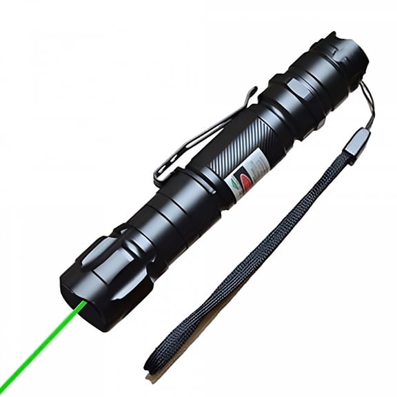 GJX Green Lasers Flashlight Pointer High Power Rechargeable Pen Long Range Beam Spot 18650 Battery Star Cap Flashlight