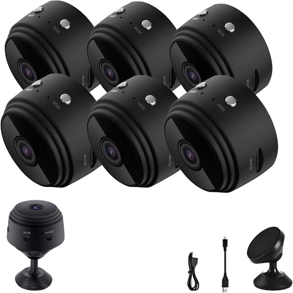 GJX Guardhouse Camera, Guard House Security Camera, 1080P HD Magnetic Mini Wireless Wifi Cameras, Guardhouse Watcheye Security Camera with Wide-Angle Lens & Smart Alarm for Home, Door, Garage