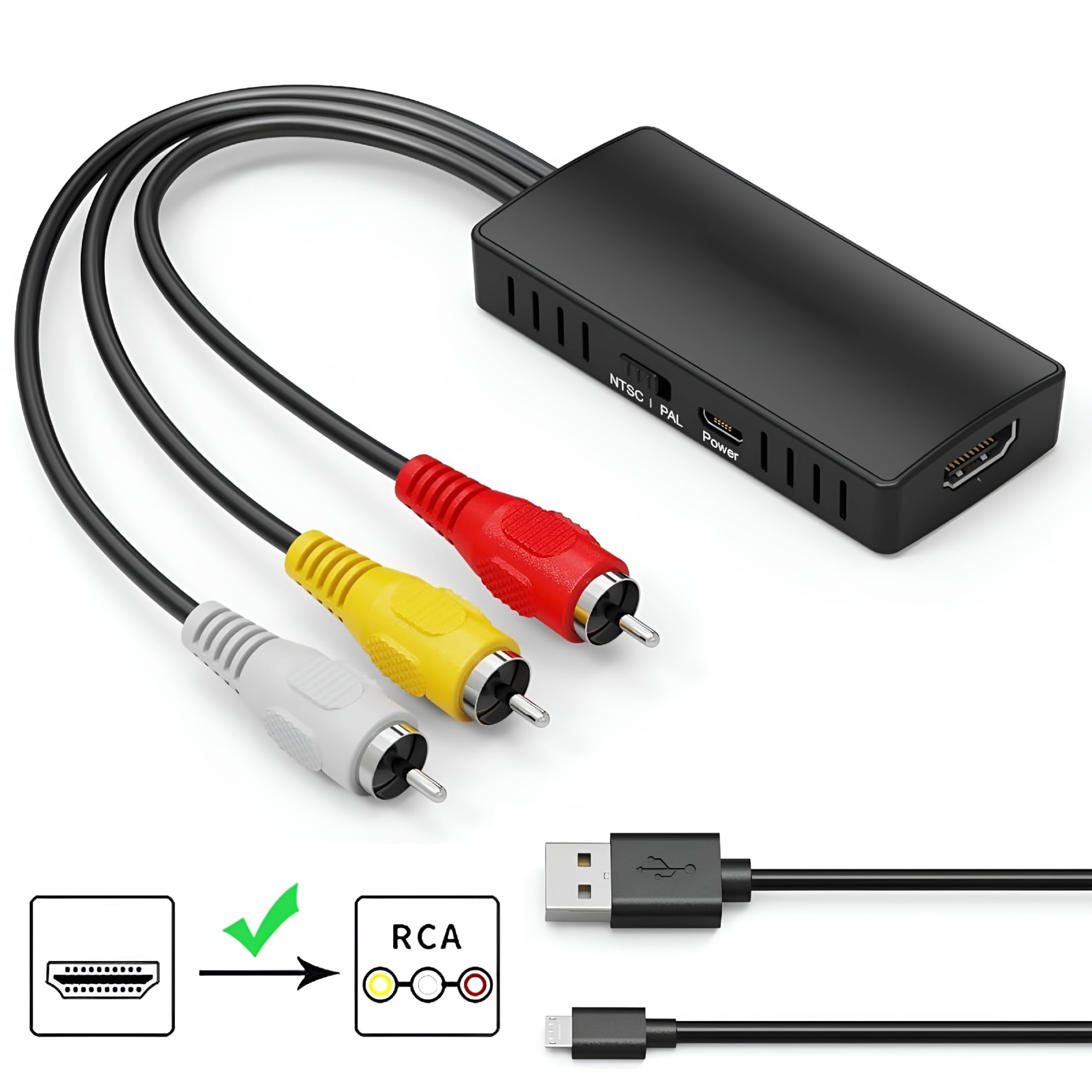 GJX HD Multimedia Connection to RCA Converter,HD Multimedia Connection ...