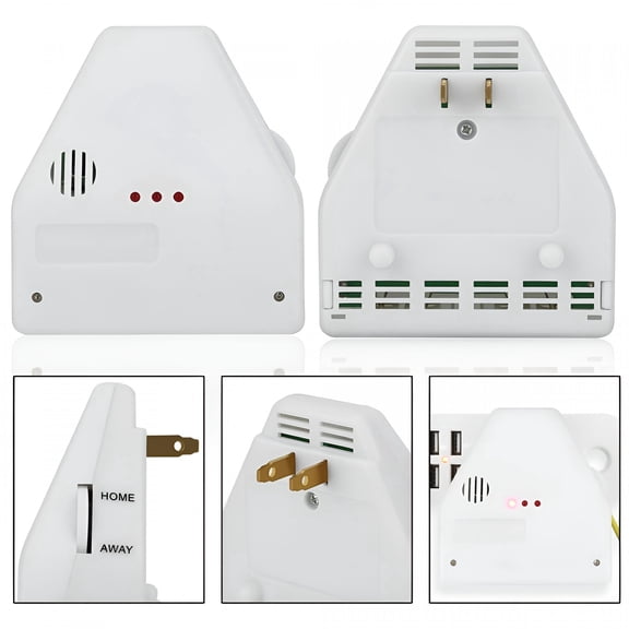 GJX Hand Clap Switch For Appliance US Clap On Clap Off Sound Activated On/Off Switch With 2 Outlets For Home Appliance