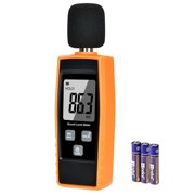 GJX Hand-Held Sound Level Meter 30130 Db Decibel Noise Measurement Tester with Backlight Digital Lcd Display for Indoor/Outdoor Uses [Max/Min/Hold Function]