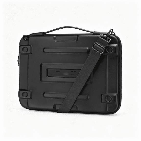 GJX Hard Shell Laptop Case Sleeve, 15.6 Inch Computer Bag Compatible with Hp, Dell, Asus, Notebook, 16 Inch Abstract Geometric Waterproof Carrying Case Bag with Strap