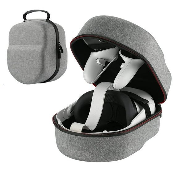 GJX VR Headset Case,VR Glasses Hard Shell,VR Accessories Waterproof Design,White