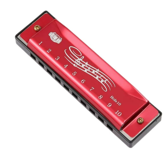 GJX Harmonica for Kids Superb Sound Quality Harmonica Non-Toxic and Child-Friendly Children'S Musical Instruments Red