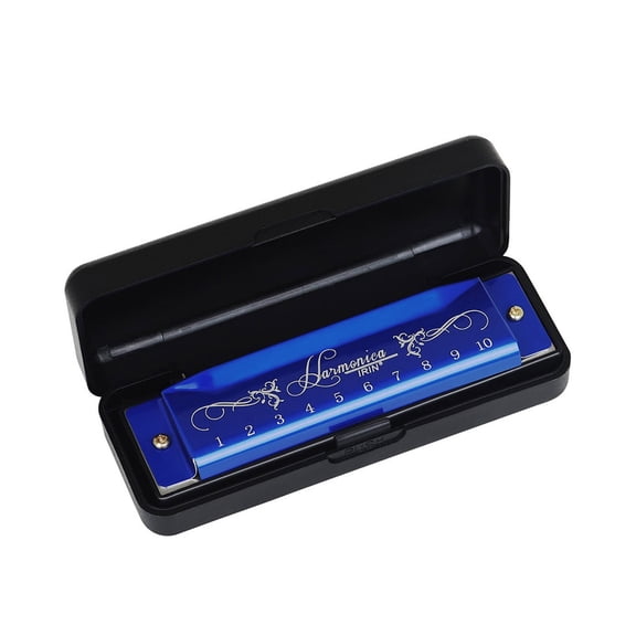 SEPTRIO 16-Hole Wooden Harmonica for Kids Beginners, Musical Instrument for Early
