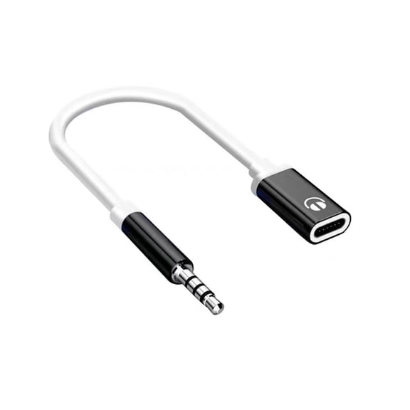 GJX Headphone Jack Adapter,3.5Mm Male to Type C Female Audio Analog Cable Cord,Usb C to Aux Audio Cable Cord,Compatible with Mp3 Players,Cd Players,Laptops,Tablets,Smartphone