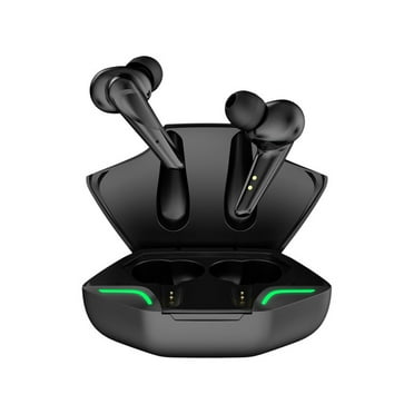 GJX Headphones,Bluetooth 5.3 Gaming Bluetooth Headphones,Low Latency Touch Control Earbuds,Stylish Design for Gamers,Black