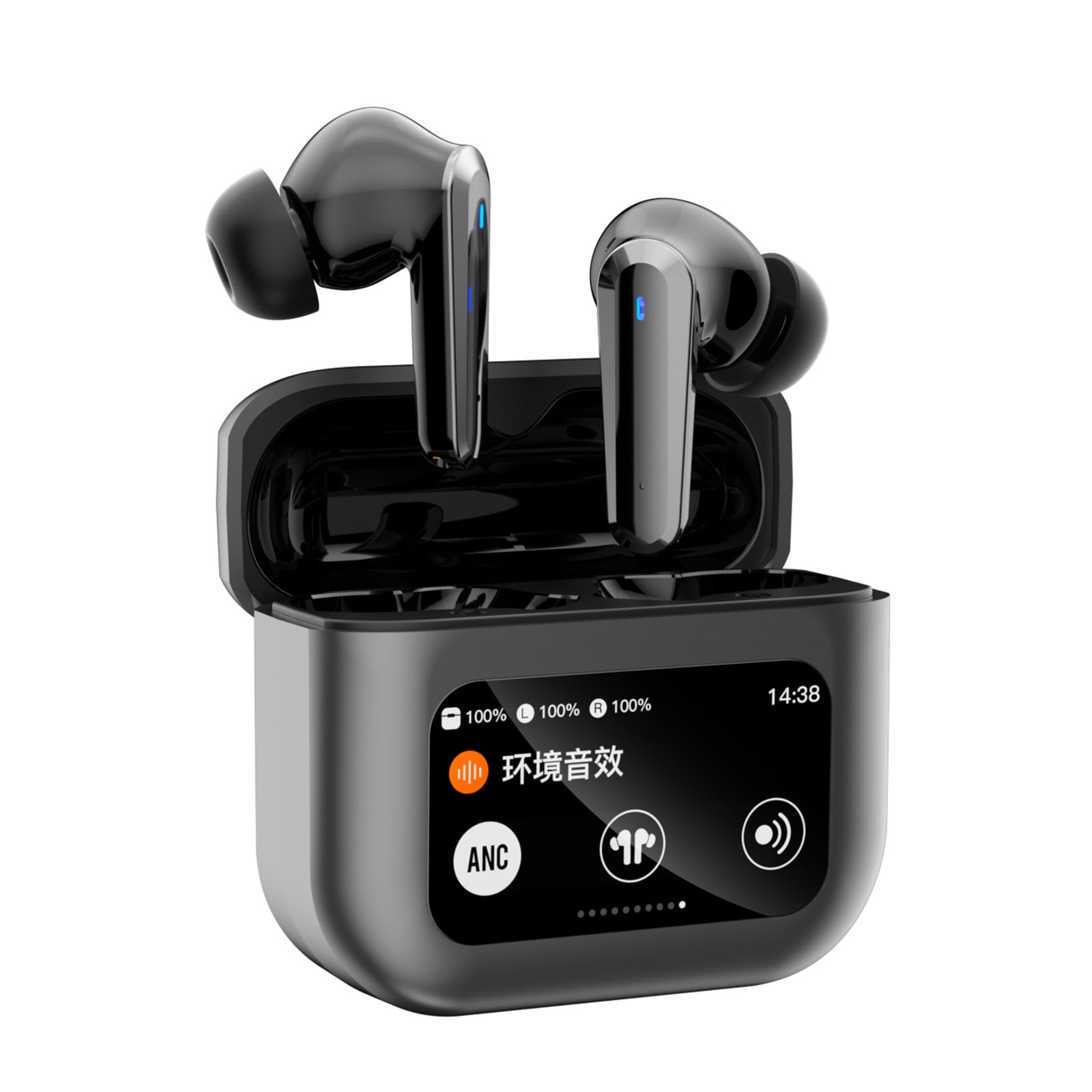 GJX Headphones,Long Battery Life Bluetooth Headphones,Noise Cancelling