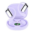 thumbnail image 1 of GJX Headphones,Private Model Wireless Headphones,Open Design Noise Cancelling Headphones,Long Battery Life,Noise Cancelling,Bluetooth Headphones,Sports Ear Hooks,Purple, 1 of 5