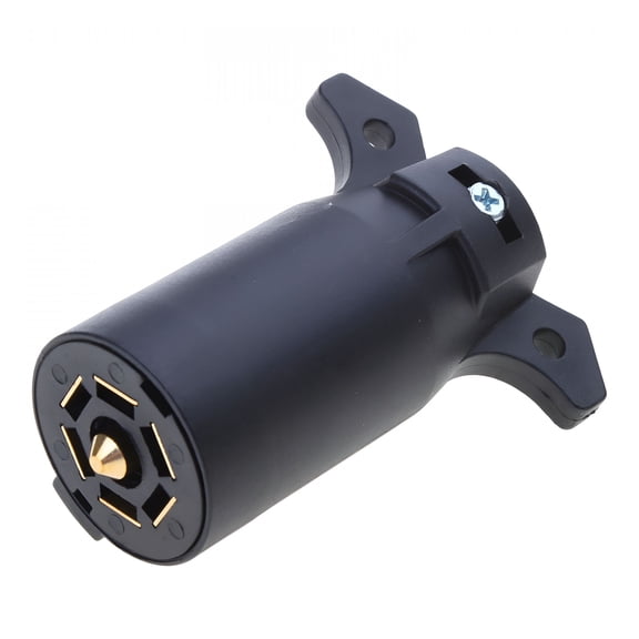 GJX Heavy Duty 7 Way Round Blade Connector 7 Way Trailer Plug 7 Pin Trailer Plug