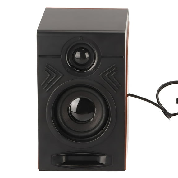 GJX Hi-Fi Deep Bass PC Speakers with Adjustable Volume, Plug and Play Design for TVs, Computers, Laptops, and Phones