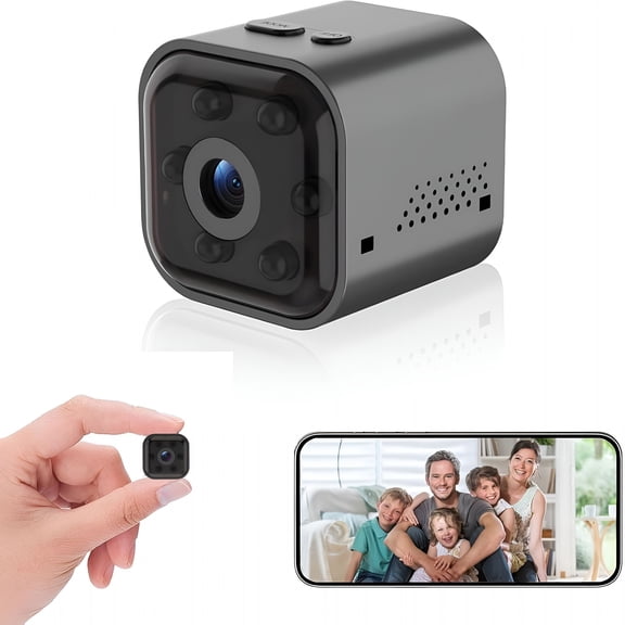 GJX Hidden Camera-1080P Hd Wifi Wireless Security Camera-Nanny Camera-Mini Car Cameras for Surveillance-Surveillance Camera with Motion Detection and Night Vision