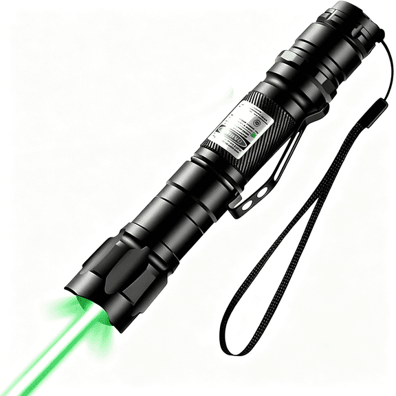 GJX High Power Green Laser Pointer | Tactical Long Range Green Laser Pointer | Single Press On/Off Tactical Lazer Pointer | Rechargeable Lazer Pointer and Carrying Case (X3)