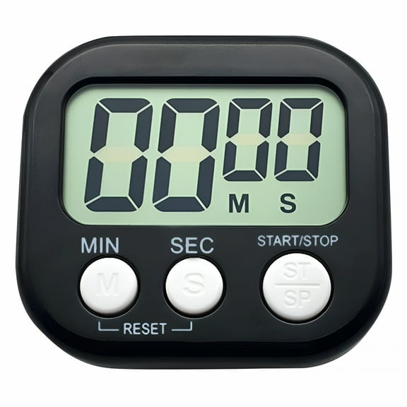 GJX Home Clock, 1Pack Small Digital Kitchen Timer, On/Off Minute Second Count Up Countdown Timer