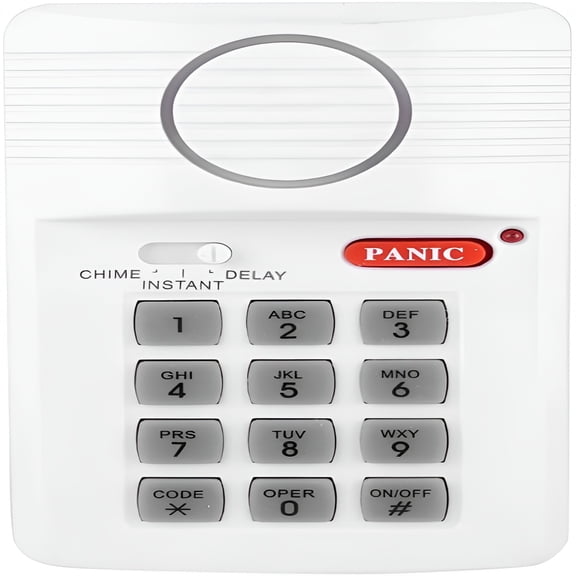 GJX Home Security Keypad Alarm System with Panic Button and 3 Settings Protection in Office or Home