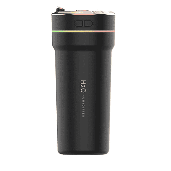 GJX Humidifier,AI Smart Sensing Chip Car Air Freshener Diffuser,Nano-Mist Technology Air Freshener Car,Black