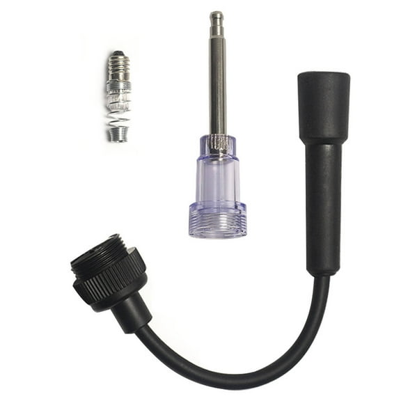 GJX Inline Spark Tester,Efficient Fire Gauge Plug Engine Ignition Tester,Precise Measurement Ensures Proper Ignition Detector Tool,Black