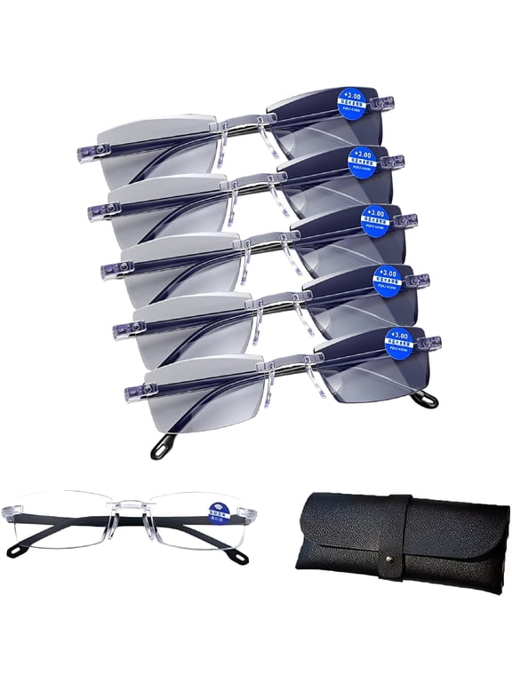 2026 New Intelligent Dual Focus Glasses, Adjustable Glasses Dial Vision, Auto Focus Reading Glasses, Intelligent Zoom Anti Blue Light Presbyopia Glasses, Auto Focus Glasses for Men Women