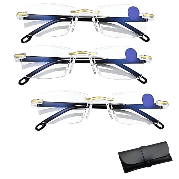 GJX Intelligent Zoom Anti Blue Light Blocking Computer Glasses,Anti-Glare Protection Presbyopia Glasses