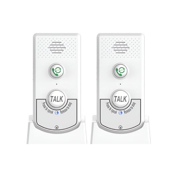 GJX Intercoms, Caller Room to Elderly Caller Room Portable Wireless Communication, Wireless Voice Intercom, Distance Portable Voice Intercom Communication Wireless