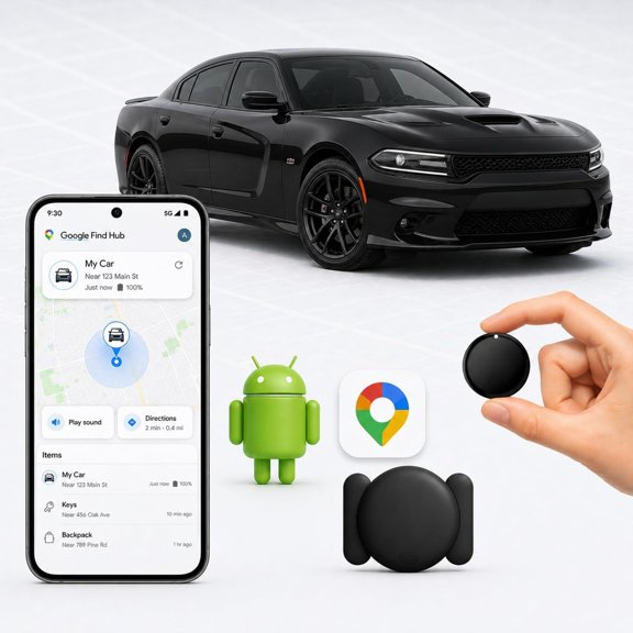 GJX Ip65 Waterproof Magnetic Mini Gps Tracker for Vehicles - Real-Time Hidden Tracking,Anti-Theft Car Locator for Truck & Assets (Car Gps Android) Anti Theft Car Device
