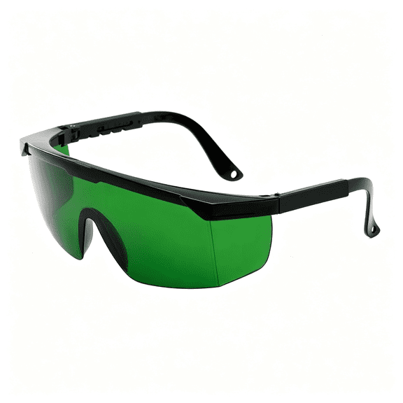 GJX Ipl 200Nm-2000Nm Laser Safety Glasses for Laser Hair Removal Treatment and Laser Cosmetology Operator Eye Protection with Case,Stylish Green Glasses(Green)