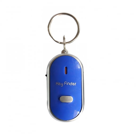 GJX Key Finder Device,Wireless Whistle Activated Locator for Lost Keys Wallets,Led Flashlight Sound Alarm Tracker,Compact Anti Lost Keychain Tag with Remote Control