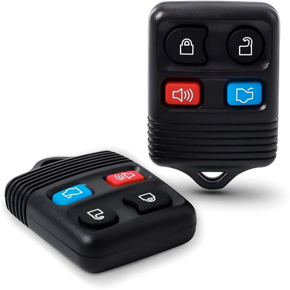 GJX Key Fob 4 Button Keyless Entry Remote Control Key Fob for Focus Explorer Mercury Lincoln Mazda 2 Pcs