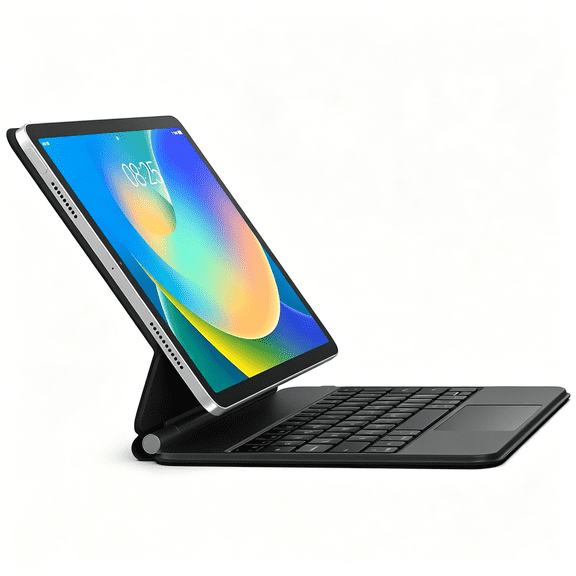 GJX Keyboard Case for 10th Generation 2022 & 11th (A16, 2025) - Magic-Style Keyboard with Multi-Touch Trackpad - Floating Cantilever Stand - Magnetic Case for 10.9 inch 10th / 11th Gen.