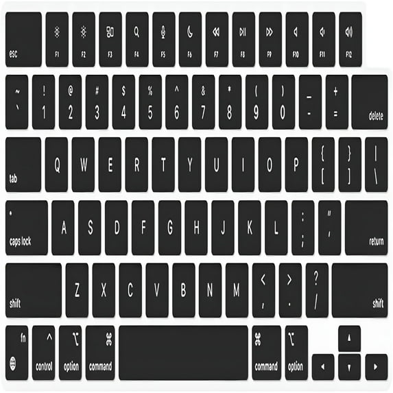 GJX Keyboard Cover Compatible with 14 16 Inch Laptop, Ultra Thin Soft ...