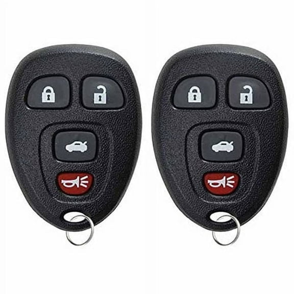 GJX Keyless Entry Remote Control Car Key Fob, key fob replacement, 2 Pack