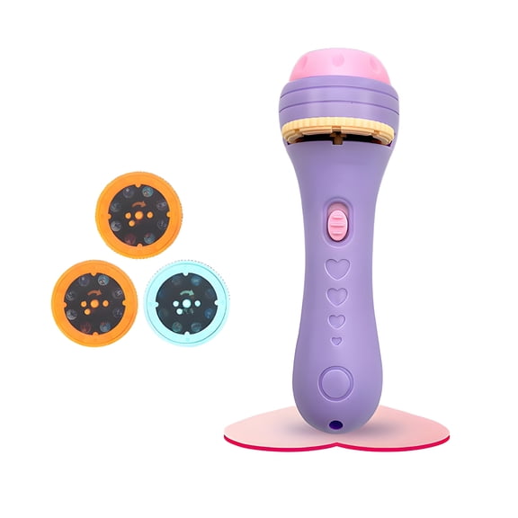 GJX Kids Flashlight with Cartoon Animal Projection, Interactive Educational Light Toy for Camping, Bedtime & Travel