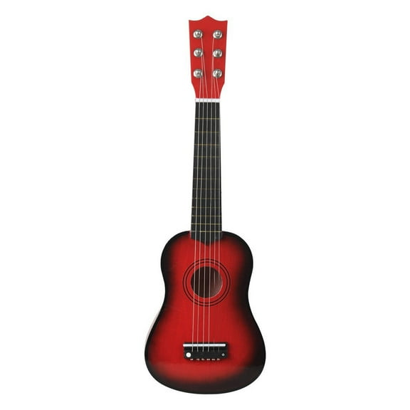 GJX Kids Guitar Colorful and Stylish Design Musical Instruments Quick to Learn Kids Electric Guitar Red