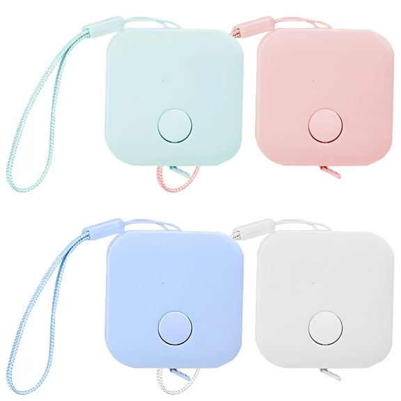 GJX Kids Measuring Tape 4 Pack, Retractable Mini Tape Measure for Sewing Crafts, Portable Body Measurement Tool with Inch and CM Markings, Durable ABS Case for Classroom and DIY Projects