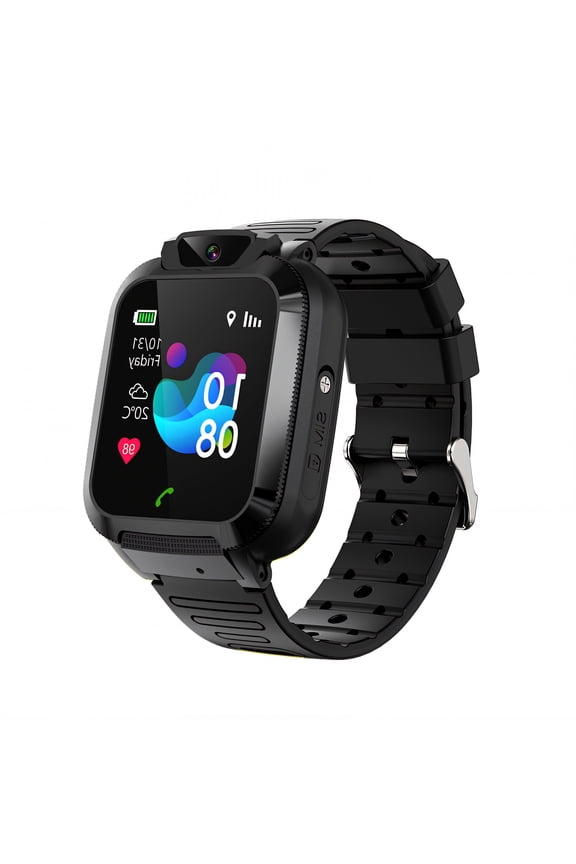 Kids Smart Watch with Camera and Music Player, Black