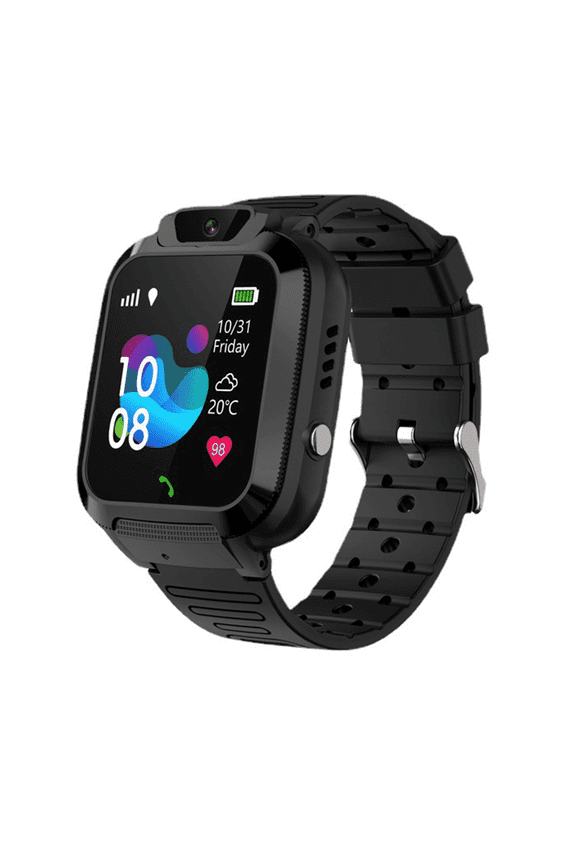 Kids Watch Clear Stable Call Smart Watch for Kids Waterproof Big Battery Kids Smart Watches Girls Black