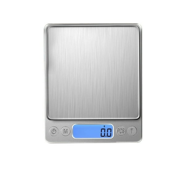 GJX Kitchen Scale,High Precision Food Scales for Kitchen,Convenient Design Gram Scale,Silver
