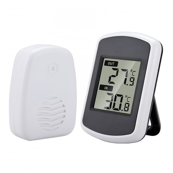 GJX LCD Digital Wireless Indoor Outdoor Thermometer Temperature Measurement