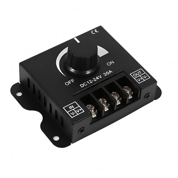 GJX LED Dimmer Switch LED Dimmer DC 12V - 24V Dimmer Knob PWM Dimming Controller