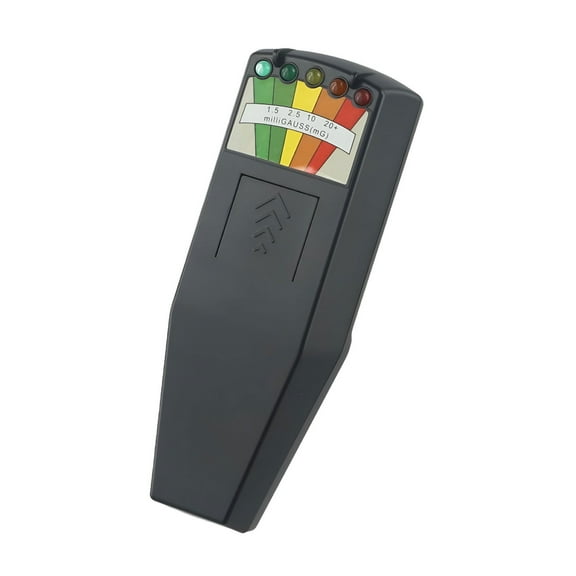 GJX LED Magnetic Field Detector EMF Meter Hunting Tester Paranormal Equipment Black