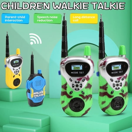 GJX LNKOO 2-Channels 5W Two Way Radio, Multi-color, 2 Count, 2 Pack