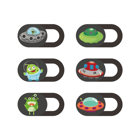 GJX Laptop Camera Cover,When Used As A Webcam Cover Webcam Cover,Phone Accessory Camera Cover Slide,UFO Set