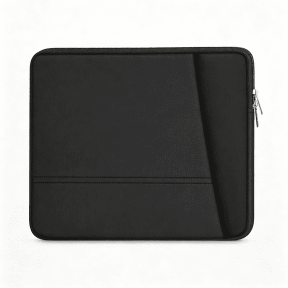 GJX Laptop Sleeve 15.6 In, Sturdy Portable Monitor Computer Laptop Case Laptop Bag Carrying Computer Sleeve Briefcase 15.6" with Pocket for Macbook Pc Mac Hp Dell Asus Switch,Black