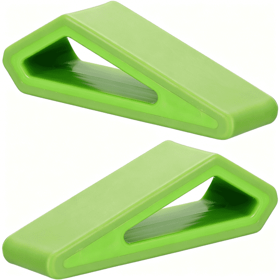 GJX Laptop Wedge,2-Pack Portable Laptop Stand Computer Notebook Holder Keyboard Stand Lifter Risers Plastic Anti-Slip Ventilated Elevated Feet for Desktop Keyboard Tablet,Green