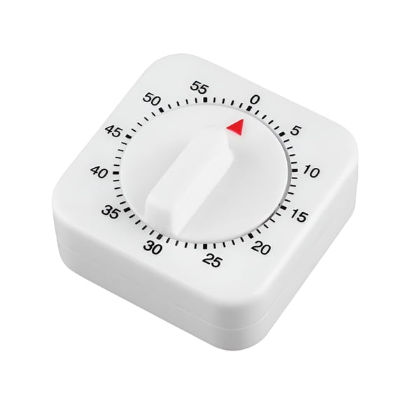 GJX Large Classroom Timer Wind Up Mechanical Kitchen Timer 60 Minutes Stopwatch Visual Countdown Timer Cooking Portable Loud Sand Timer for Kids 5 Minutes Interval Timer Vibrating Alarm Watch