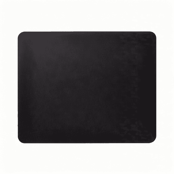 GJX Large Square Computer Mouse Pad, Cloth and Rubberized Base, 17.7L X 15.7W Inches, Non-Slip Large Mouse Pad, Black