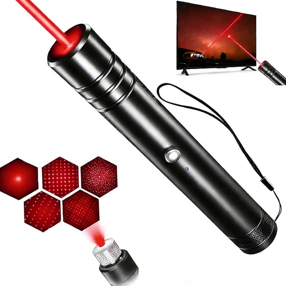 GJX Laser Pointer High Power, Red Laser Pointer Indicator Light, Long Range Lazer Pointer for Hiking, USB Charge