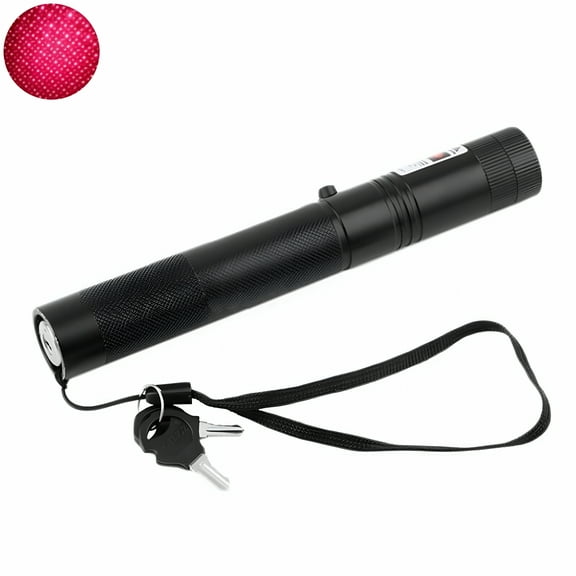 GJX Laser Pointer Pen Rechargeable High Beam Red/Purple/Green Light Laser Hiking Flashlights Torches for Presentation Red One Size