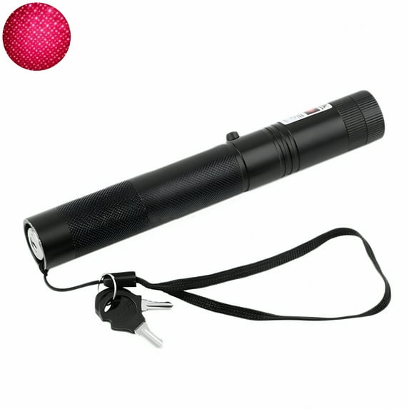 GJX Laser Pointer Pen Rechargeable High Beam Red/Purple/Green Light Laser Hiking Flashlights Torches for Presentation Red One Size